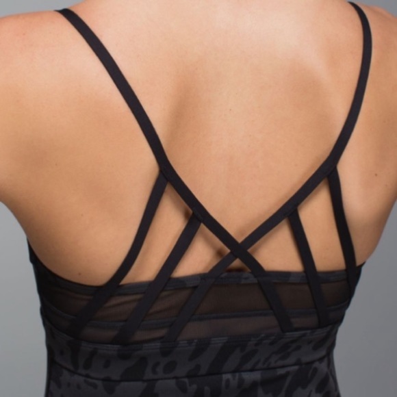 Lululemon Just Breathe Animal Print Strappy Tank, Size 4 - Picture 4 of 15